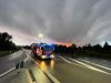 Unfall mit Straßenfahrzeugen, Verkehrshindernis
