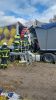 Unfall mit Straßenfahrzeugen, Verkehrshindernis