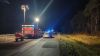 Unfall mit Straßenfahrzeugen, Verkehrshindernis