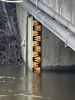 Bild-Nr. 1987 Hochwasser, Überschwemm., gefährdete Dämme, Eisstau