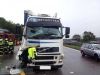 Unfall mit Straßenfahrzeugen, Verkehrshindernis