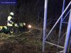Unfall mit Straßenfahrzeugen, Verkehrshindernis