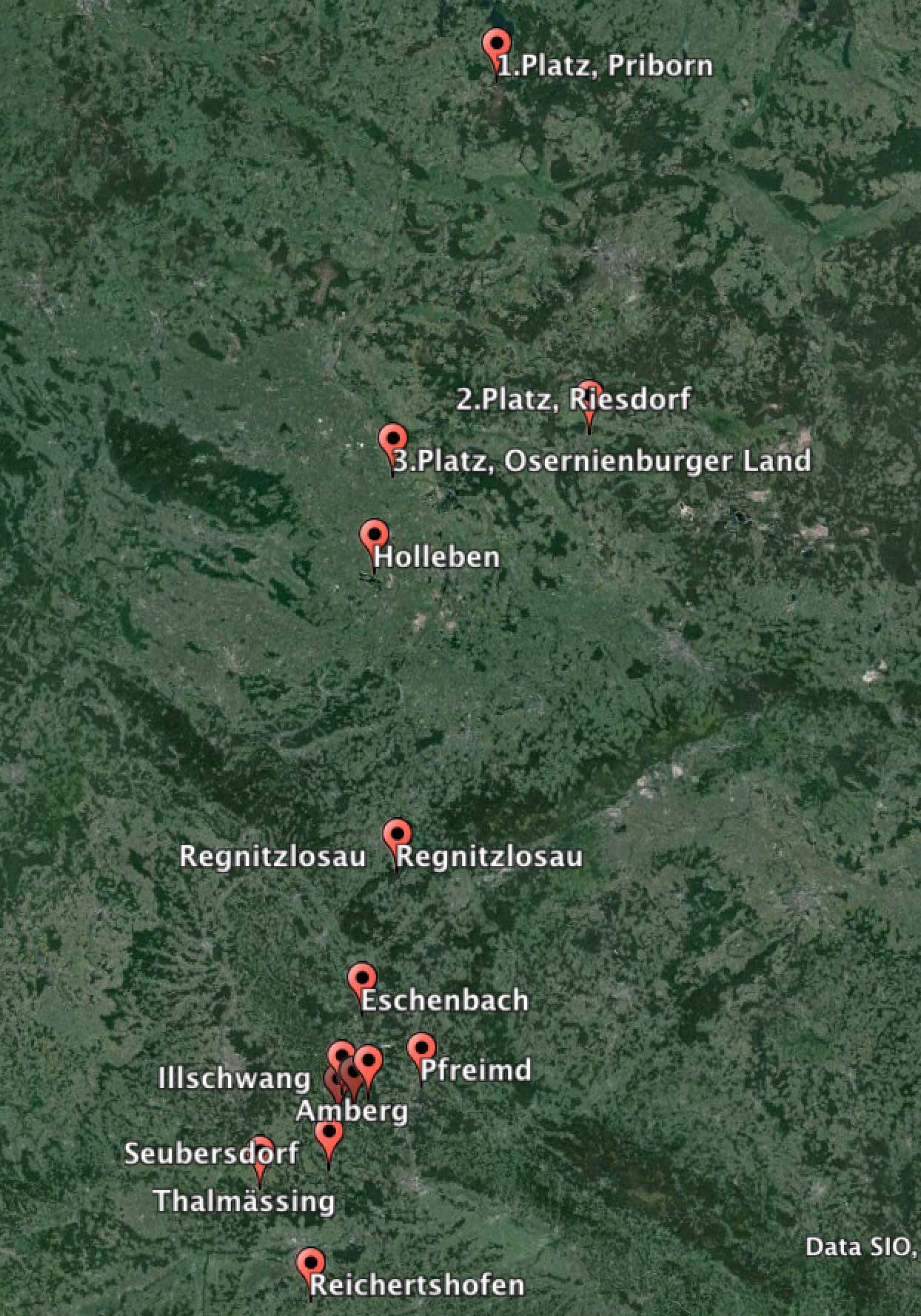 Kartenausschnitt